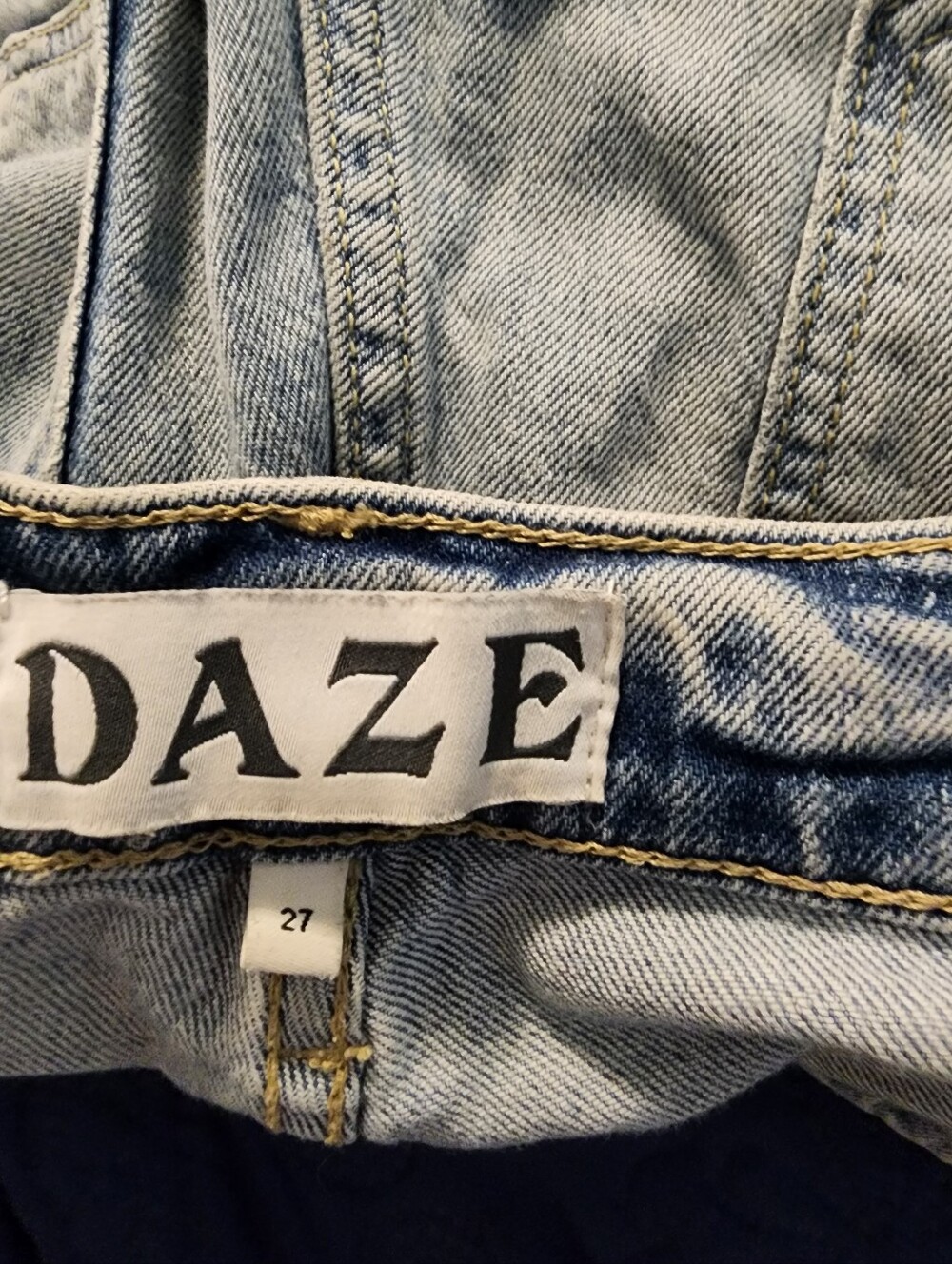 Woman Light Blue Baggy Denim Jeans
